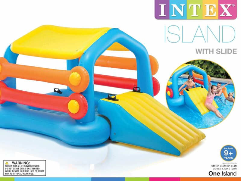 Intex Island with Slide – Île Flottante Familiale avec Toboggan - 58294EP