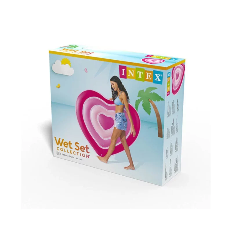 INTEX Sweetheart Float – Matelas Gonflable Cœur 100 kg INTEX 58727EP