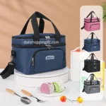 Sac à Lunch pique-nique Brivilas Double Couche – Grande Capacité Isotherme & Compacte - grand model