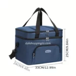 Sac à Lunch pique-nique Brivilas Double Couche – Grande Capacité Isotherme & Compacte - grand model