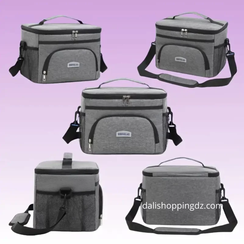Sac à Lunch pique-nique Brivilas Double Couche – Grande Capacité Isotherme & Compacte - grand model
