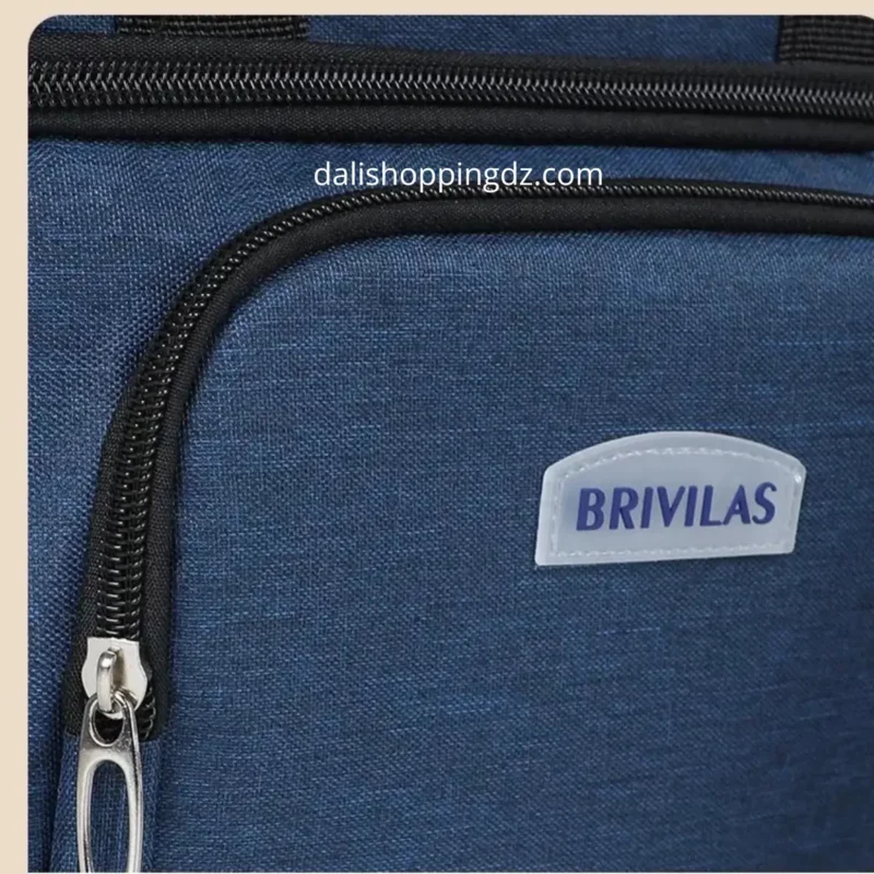 Sac à Lunch pique-nique Brivilas Double Couche – Grande Capacité Isotherme & Compacte - grand model