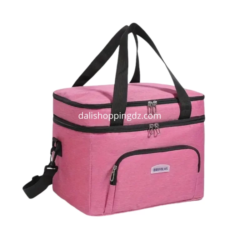 Sac à Lunch pique-nique Brivilas Double Couche – Grande Capacité Isotherme & Compacte - grand model