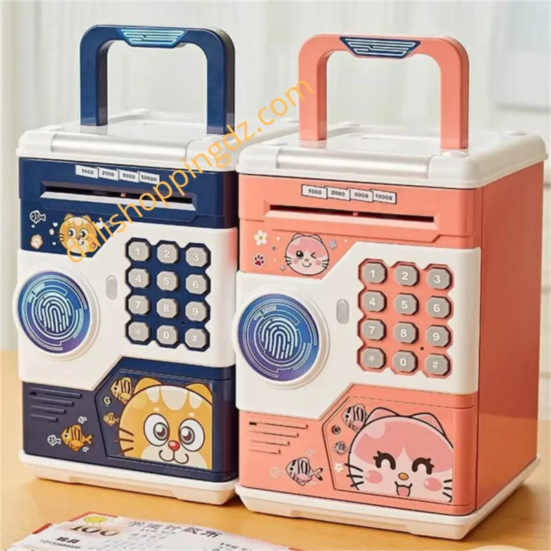 H1 : Tirelire ATM Fingerprint – Distributeur Portable Biométrique Intelligent حصالة نقود ذكية تعمل بالبصمة