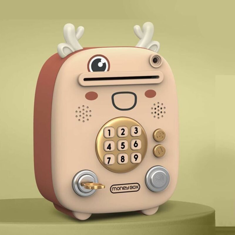 Tirelire électronique intelligente pour enfant avec mot de passe et empreinte digitale - Smart Money Box A801