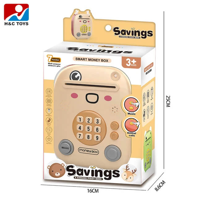 Tirelire électronique intelligente pour enfant avec mot de passe et empreinte digitale - Smart Money Box A801