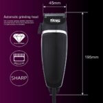 DSP 90033 – Tondeuse Professionnel Électrique avec Sabots 3-12 mm 12 W