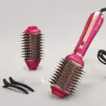 ENZO EN-6216 – Brosse 2-en-1 Sèche-Cheveux & Lissante 1500 W