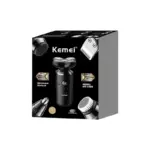 Kemei KM-1004 – Rasoir Électrique Professionnel Rechargeable à 5 Têtes