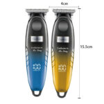 KEMEI KM-1742 – Tondeuse Sans Fil Pro, 120 min Autonomie & Écran LED 5W