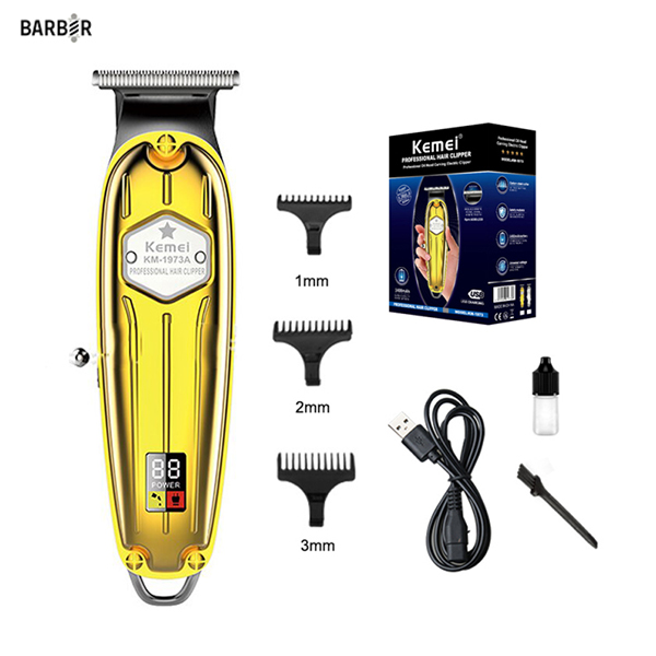 KEMEI KM-1973A – Tondeuse Sans Fil Pro 180 min Autonomie