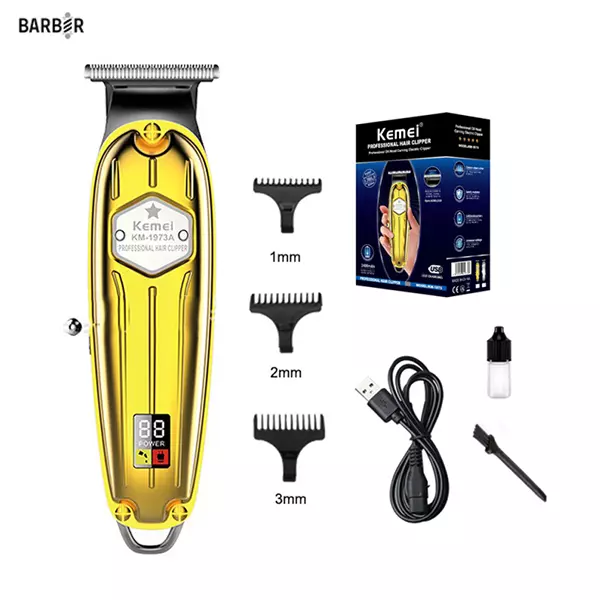 KEMEI KM-1973A – Tondeuse Sans Fil Pro 180 min Autonomie