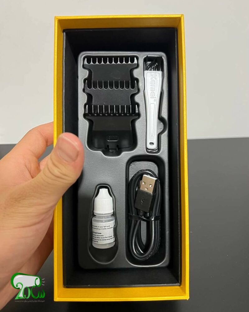 Kemei KM-2284 Tondeuse à cheveux professionnelle sans fil afficheur lcd