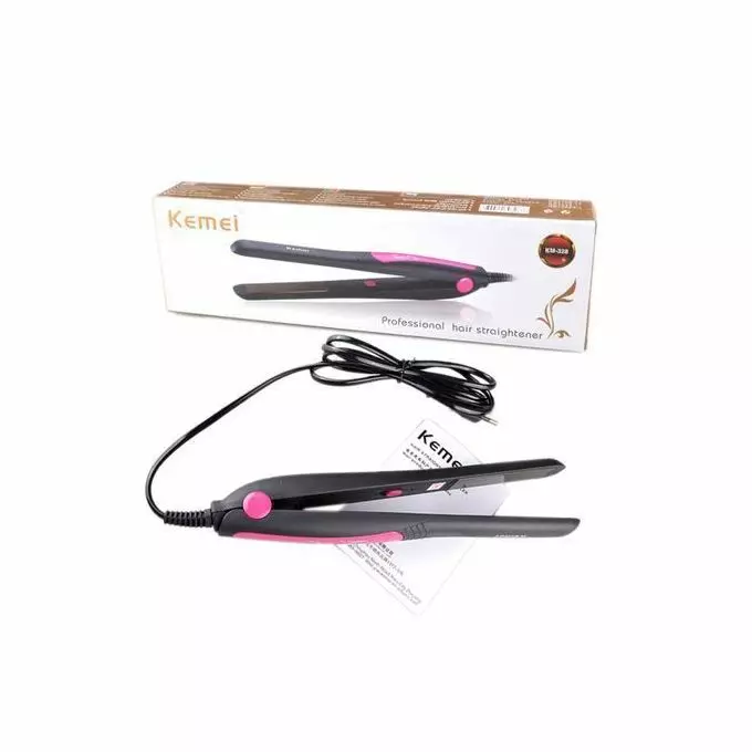 Kemei KM-328 – Lisseur Céramique Professionnel, Température 160-220 °C