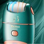 KEMEI KM-6865 – Exfoliant Électrique pour Pieds, 2 Vitesses, Étanche