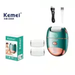 KEMEI KM-6865 – Exfoliant Électrique pour Pieds, 2 Vitesses, Étanche