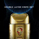 Kemei KM-T93 rasoir avec affichage LED cheveux barbe pour hommes en rasoir métal coquille