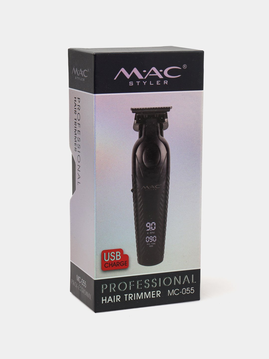 MAC MC-055 Tondeuse à cheveux et à barbe professionnelle , chargement USB