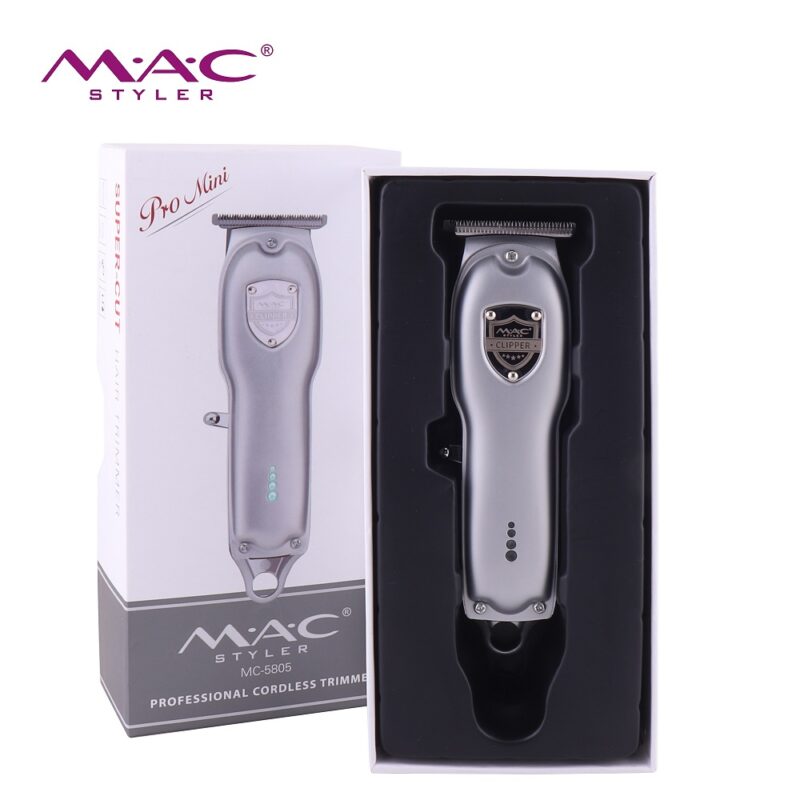 MAC Styler MC-5805 – Tondeuse / Trimmer Professionnel Sans Fil, Autonomie 90 min