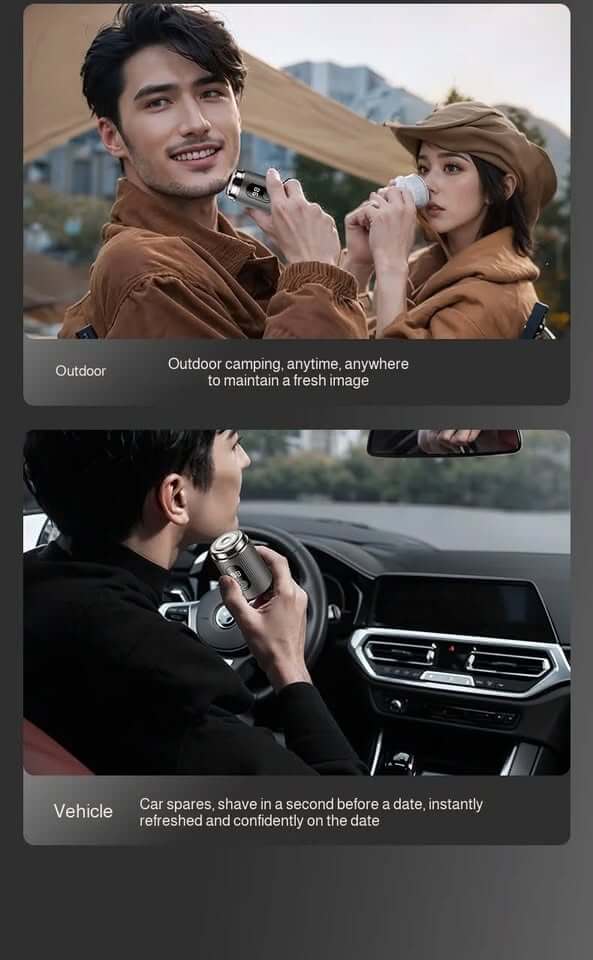 Mini rasoir électrique portable pour homme