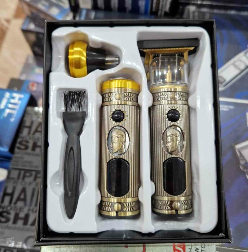 Rasoir tondeuse professionnel multifonction 3-en-1 étanche en acier — Efficacité garantie