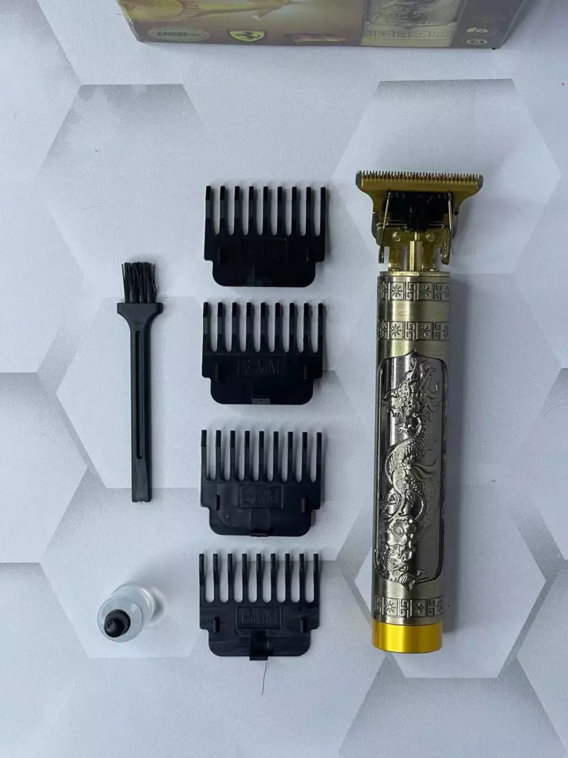 V-BENZ V-6072 – tondeuse professionnel “Zero-Gap” rechargeable doré - dragon
