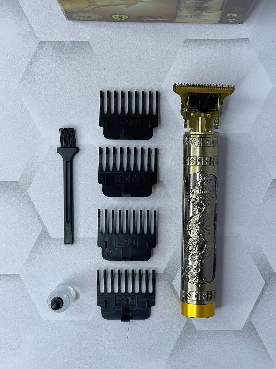 V-BENZ V-6072 – tondeuse professionnel “Zero-Gap” rechargeable doré - dragon