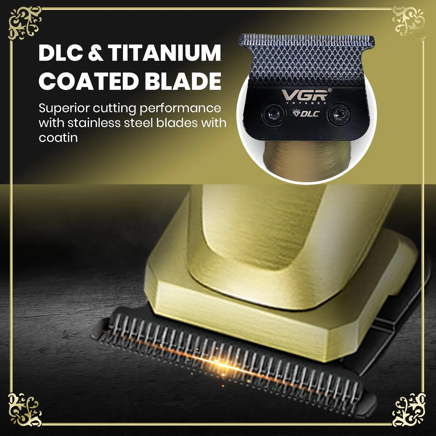 VGR V-265 – Tondeuse Professionnelle Sans Fil 180 min Autonomie