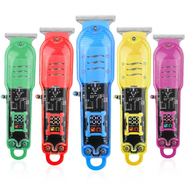 BM ELECTRONIC BME LT808 tondeuse transparent rechargeable avec moteur rotatif rapide , batterie 2000 mAh