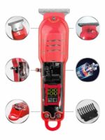 BM ELECTRONIC BME LT808 tondeuse transparent rechargeable avec moteur rotatif rapide , batterie 2000 mAh