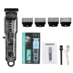 BM ELECTRONIC BME LT808 tondeuse transparent rechargeable avec moteur rotatif rapide , batterie 2000 mAh