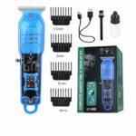 BM ELECTRONIC BME LT808 tondeuse transparent rechargeable avec moteur rotatif rapide , batterie 2000 mAh