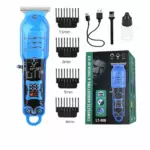 BM ELECTRONIC BME LT808 tondeuse transparent rechargeable avec moteur rotatif rapide , batterie 2000 mAh