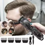 BM ELECTRONIC BME LT808 tondeuse transparent rechargeable avec moteur rotatif rapide , batterie 2000 mAh