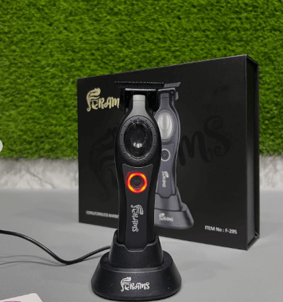 FRAMS F-295 – Tondeuse électrique sans fil pour cheveux & barbe FRAMS F-295 – Tondeuse électrique sans fil pour cheveux & barbe