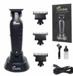 FRAMS F-299 – Tondeuse électrique sans fil 10 W pour cheveux & barbe - noir
