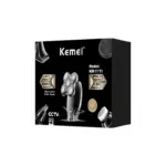Kemei KM-1004 – Rasoir Électrique Professionnel multifoncition Rechargeable à 3 Têtes Flottantes