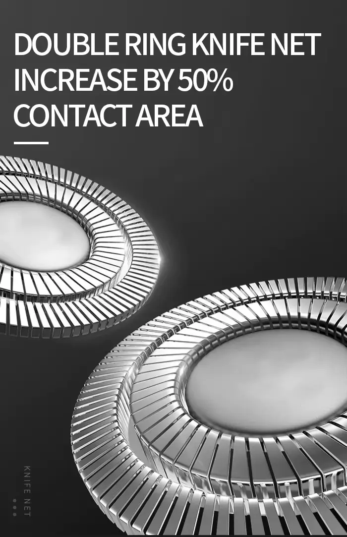 Kemei KM-1004 – Rasoir Électrique Professionnel multifoncition Rechargeable à 3 Têtes Flottantes