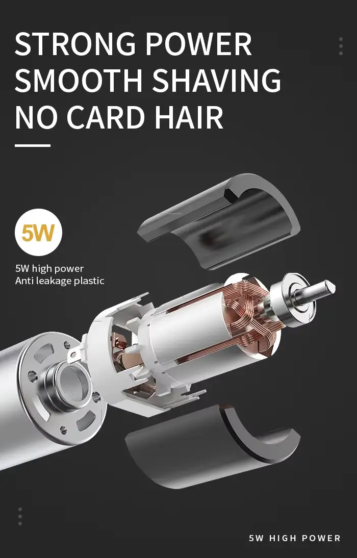 Kemei KM-1004 – Rasoir Électrique Professionnel multifoncition Rechargeable à 3 Têtes Flottantes