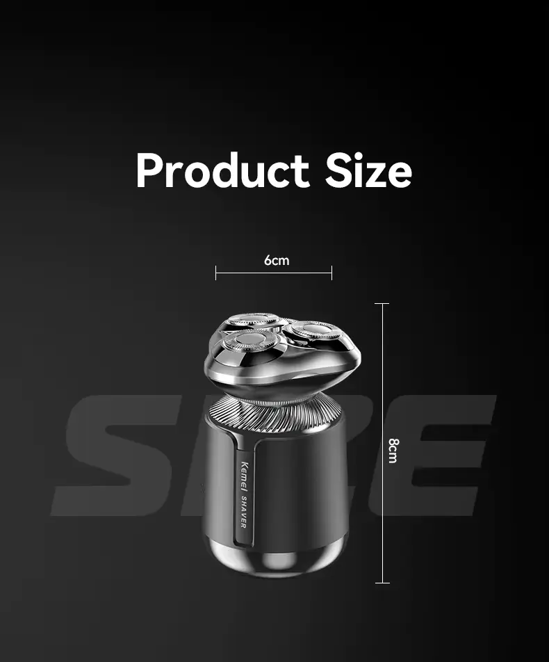 Kemei KM-3224 – Rasoir / Tondeuse 3-en-1 Rechargeable