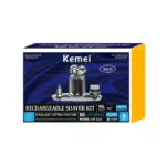 Kemei KM-3224 – Rasoir / Tondeuse 3-en-1 Rechargeable