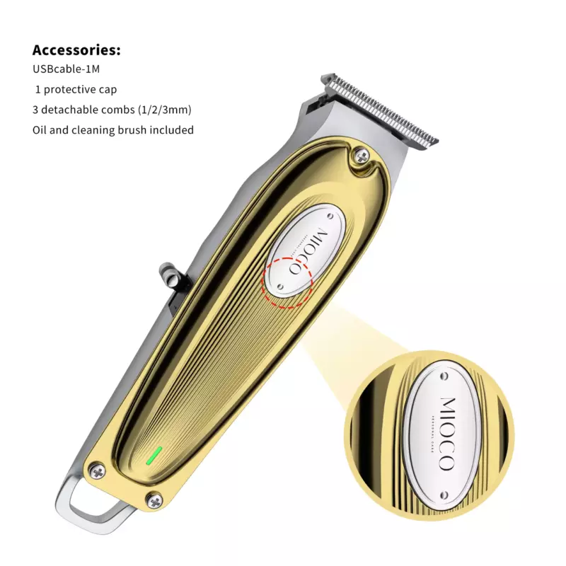 MIOCO RS2115 – Tondeuse transparente professionnelle, moteur 7 000 tr/min