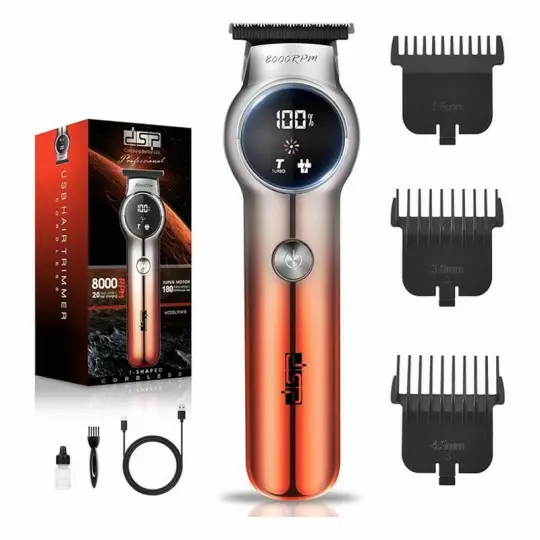 DSP 91418 – Tondeuse Électrique Rechargeable sans Fil pour Cheveux & Barbe