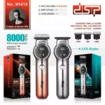 DSP 91418 – Tondeuse Électrique Rechargeable sans Fil pour Cheveux & Barbe