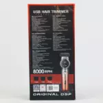 DSP 91418 – Tondeuse Électrique Rechargeable sans Fil pour Cheveux & Barbe