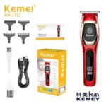 Kemei KM-1711 – Tondeuse / Coupe-cheveux sans fil 7 300 RPM – Batterie 1200 mAh