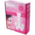 Kemei KM-2198 – Épilateur / rasoir / tondeuse 5-en-1 rechargeable