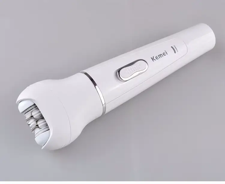 Kemei KM-2198 – Épilateur / rasoir / tondeuse 5-en-1 rechargeable