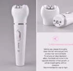 Kemei KM-2198 – Épilateur / rasoir / tondeuse 5-en-1 rechargeable