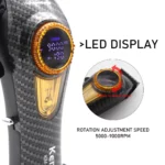 Kemei KM-2242 – Tondeuse professionnelle sans fil 9000 RPM – batterie 4500 mAh